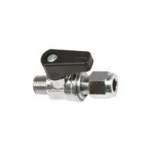 Valvola a sfera maschio conico attacco bicono