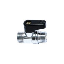 Valvola a sfera maschio cilindrico/maschio cilindrico