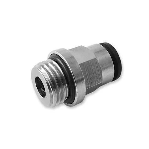 Diritto filetto cilindrico maschio con O-Ring