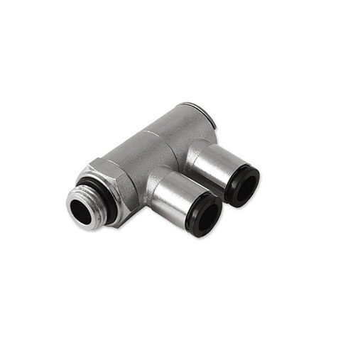 Doppio anello semplice girevole con asta